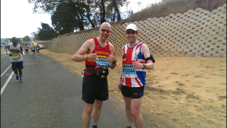 Wall of honour on the Comrades marathon route